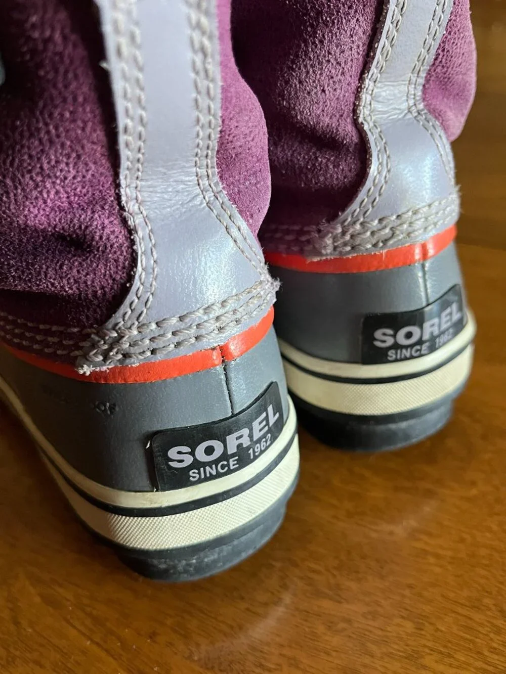 Sorel purple cozy winter boots 1